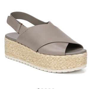 NWT Vince platform wedge sandals